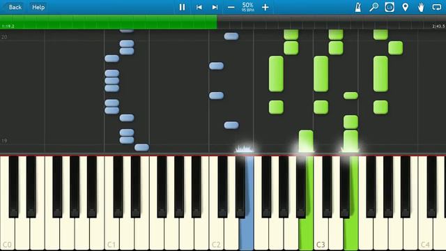 K-ON! - Don't Say Lazy Synthesia Piano Tutorial Midi 50% Speed [HD] смотреть онлайн