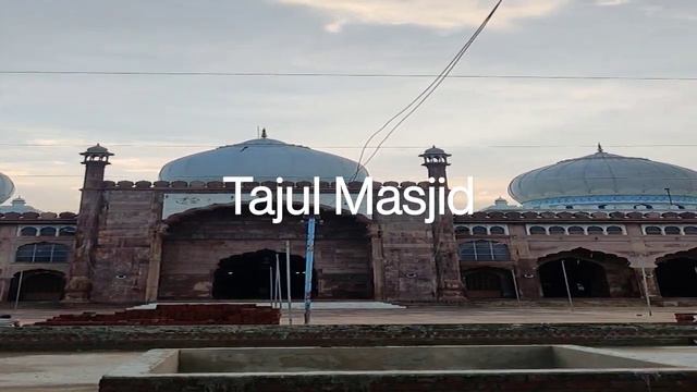Tajul Masjid Bhopal Madhya Pradesh India. 67 m tall minarets смотреть онлайн