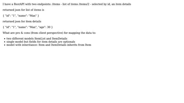 Software Engineering: RestAPI different json for list of items and item details смотреть онлайн