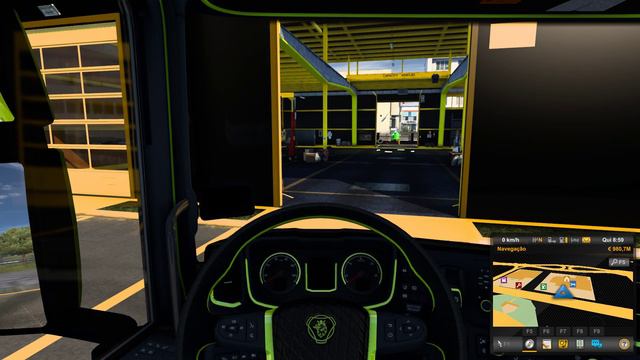 RODONITCHO MODS ETS2 1.46.2.13S 181/01/181/2023/1179 SCANIA R S 2016 GREEN LIME INTERIOR 1.46 смотреть онлайн