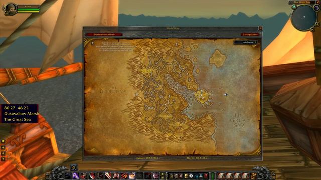 How to get from Theramore to Menethil Harbor WoW Classic Alliance смотреть онлайн