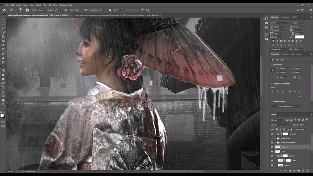 Photoshop Tutorial - Realistic Water Dripping Effect смотреть онлайн