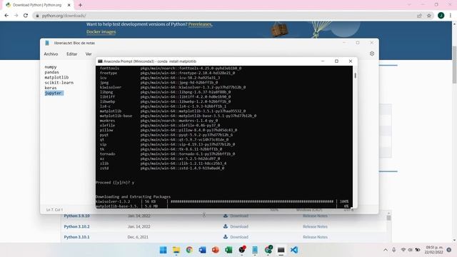 Creando un entorno virtual en Miniconda смотреть онлайн