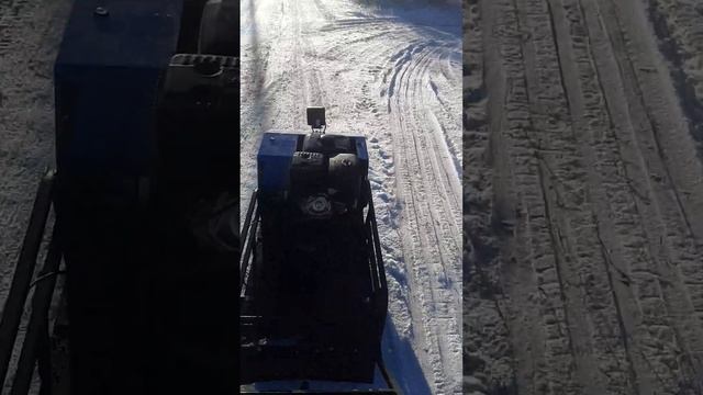 Первый выезд на мотособака мужик #техника смотреть онлайн