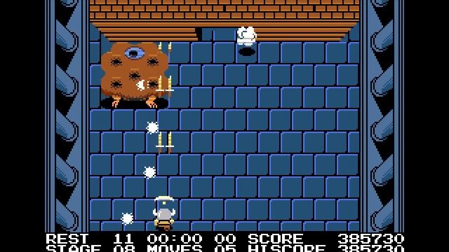 Knightmare Gold 2.0. MSX2/SCC. Konami 1986 / Amusement Factory 2017. Full Playthrough (2 Laps!)