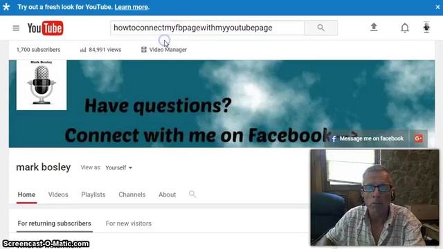 Why its a great idea to connect your fb page with my youtube chanel mark bosley смотреть онлайн