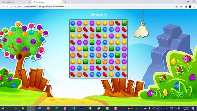 Build Candy Crush using JavaScript HTML and CSS смотреть онлайн
