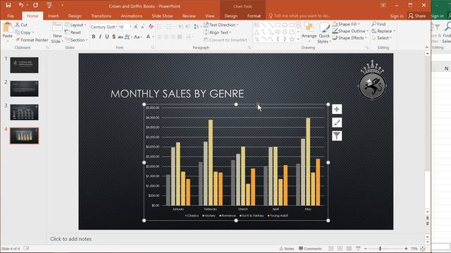 PowerPoint Quick Tip: Embed Excel Charts in a Slide смотреть онлайн
