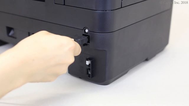 Connecting the printer and a computer via USB (Windows) (TR4500 series / E4200 series) смотреть онлайн