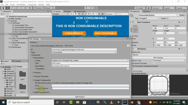 Unity In App Purchases (IAP) (Android and iOS) - Unity Tutorial Urdu / Hindi смотреть онлайн