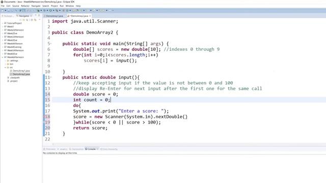 Java Arrays | Running Total and Average | New Java Tutorial 2021 смотреть онлайн
