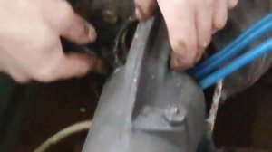 Замена сальниковой набивки водяного насоса.