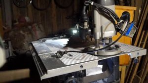 монтаж фрезера на настольную дисковую пилу  ДПН 250/1500П