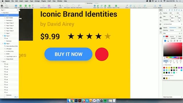 Book App Design - UI/UX Design and Animations Tutorial with Sketch & Principle смотреть онлайн