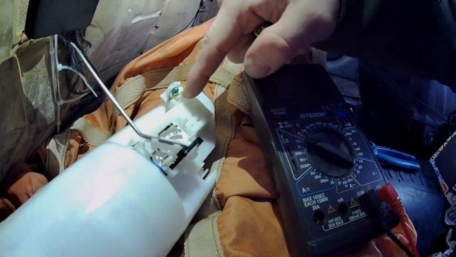 Проверка ДУТ и лампы резерва топлива | Chevrolet Lanos.