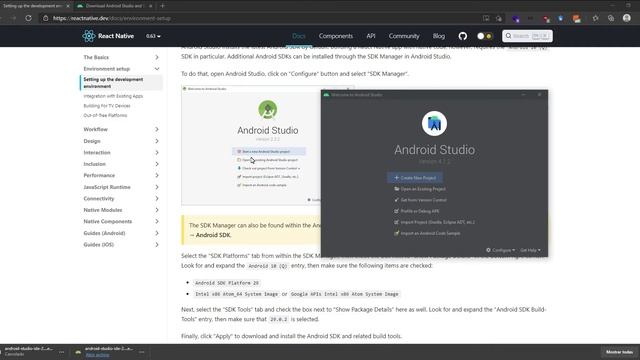 04 - React Native CLI - Instalación de Android Studio смотреть онлайн
