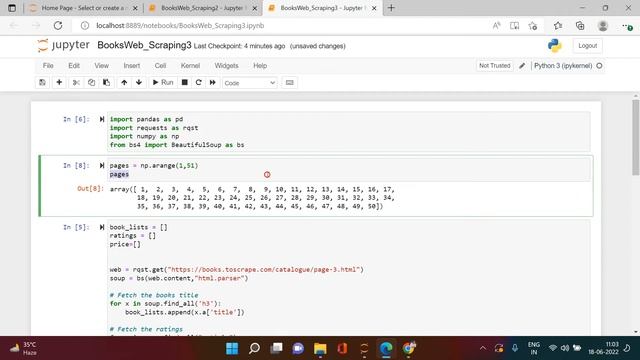 Web Scraping | Scraping Next/Multiple Web Page for Products' Name, Ratings, Prices & Links |Part - смотреть онлайн