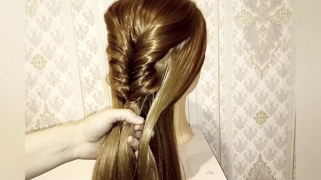 ?Лёгкая прическа за минуту|Вечерняя прическа| Пучок| Прическа на свадьбу,выпускной| Прическа в школ смотреть онлайн