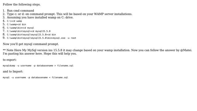 Databases: MySQL DB import/export command line in Windows (8 Solutions!!) смотреть онлайн