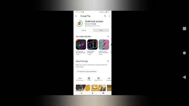 Golden Screen Lock New Application || Scrooling zip lock смотреть онлайн