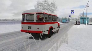 OMSI 2. КАВЗ 685. Никольский округ. Маршрут 41. Обратный рейс.