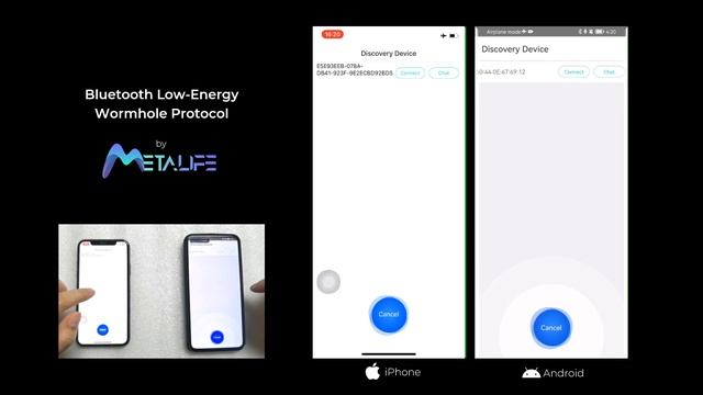 Bluetooth Low-Energy Wormhole Protocol (iOS & Android Interoperability) - Developed by the MetaLife смотреть онлайн