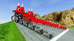 BIG AND LITTLE VENON VS BIG AND LITTLE WIZARD BeamNG.Drive