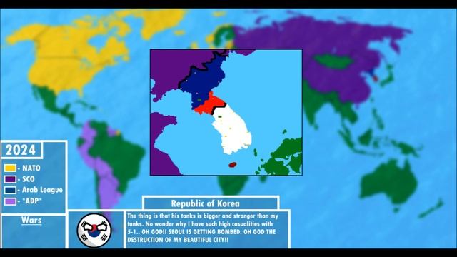 Alternate Future of the World - Episode 3 - Clash of the Korea's смотреть онлайн