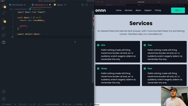 React Website Tutorial - Build and Deploy - Responsive React JS Website From Scratch смотреть онлайн