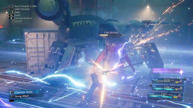 Final Fantasy VII Remake - Crab Warden Boss Fight смотреть онлайн