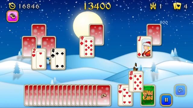 Christmas Solitaire Tri-peaks смотреть онлайн