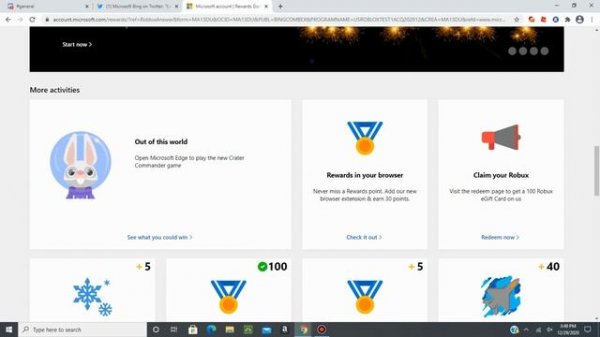 HOW TO GET 100 FREE ROBUX FROM MICROSOFT REWARDS IN MINUTES