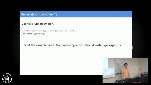 Compare Java's "var" with C#'s "var" смотреть онлайн