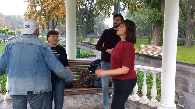 Харьков,танцы в Осени, "Полька" с нашим иностранным гостем смотреть онлайн
