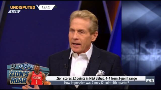 Shannon react to Zion's NBA debut: 22 Pts (17 in a row in 4th) as Pelicans fall to Spurs смотреть онлайн