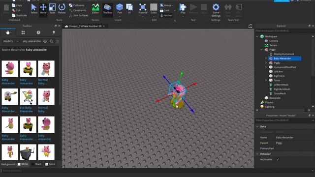 Making a Piggy custom character - roblox studio смотреть онлайн