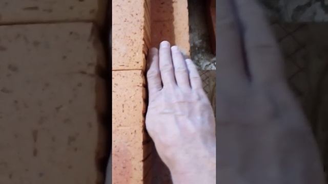 Печь подовая. карнизная полочка, процесс кладки на сухую. смотреть онлайн