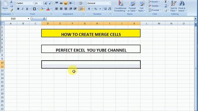 #EXCEL #2 MERGE CELLS IN EXCEL HINDI смотреть онлайн