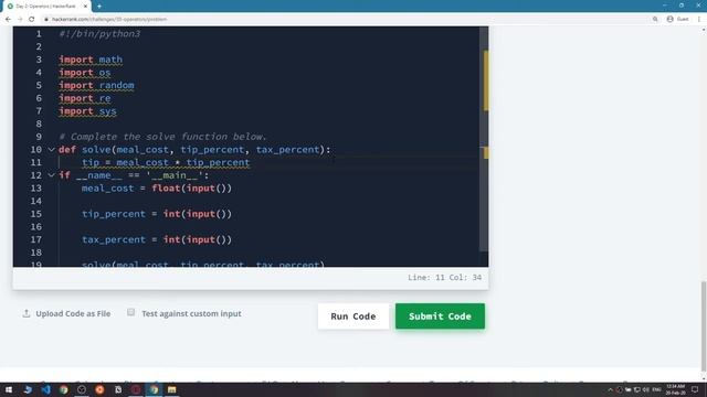 Operators | 30 Days of Code in Python | Day 2 смотреть онлайн