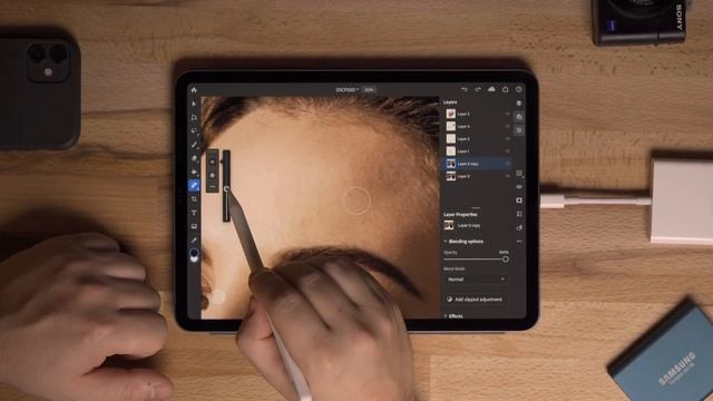 "Full" Adobe Photoshop for iPad - Retouching Tips смотреть онлайн