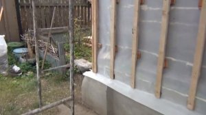 Деревянная обрешетка на стены фасада дома под сайдинг.