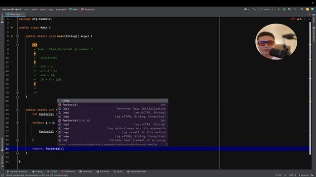 Java coding challenge Factorial смотреть онлайн