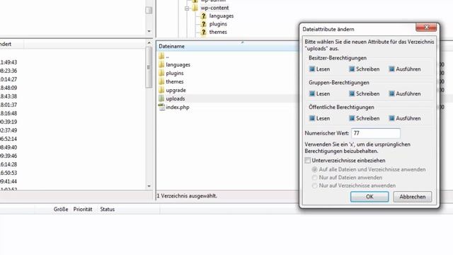 WordPress Verzeichnis "Uploads" kann nicht angelegt werden смотреть онлайн