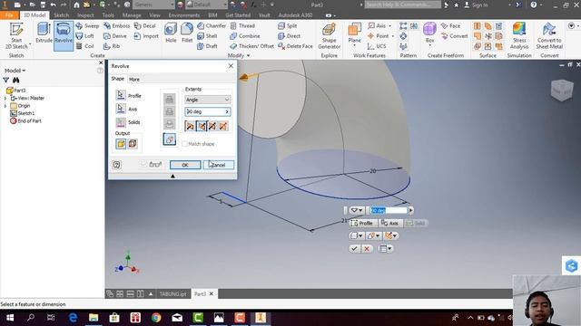 Cara mudah belajar design menggunakan Autodesk Inventor 2017 bagi pemula смотреть онлайн
