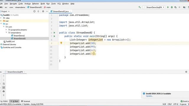 How to create Stream from List смотреть онлайн