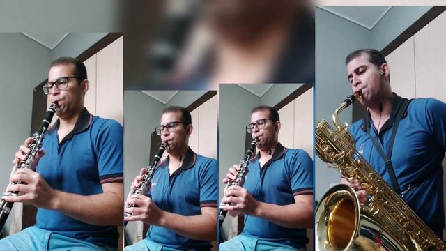 Hino 54 Um tesouro glorioso achei - H5 - Sax barítono e Clarinete (com troca de tonalidade no final смотреть онлайн