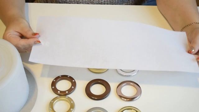 И снова люверсы и люверсная лента. Обзор материалов для пошива. смотреть онлайн