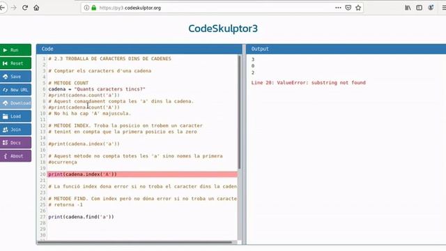 2.3 CERCA DE CARACTERS A CADENES EN PYTHON смотреть онлайн