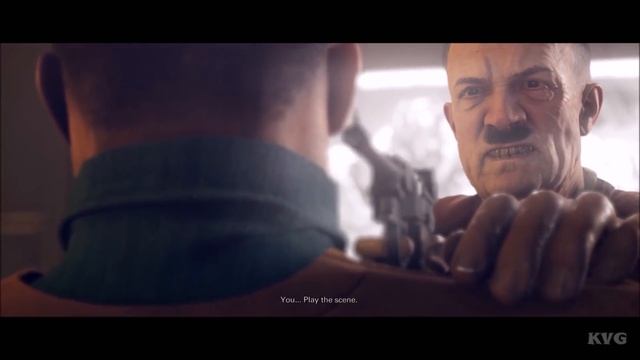 Wolfenstein 2: The New Colossus - Hitler All Cutscenes (PC HD) [1080p60FPS] смотреть онлайн