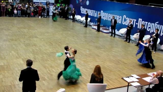 Квикстеп (2) (Юниоры-1 Открытый класс) 18.01.2019 Чемпионаты и Первенства Санкт-Петербурга - 2019 смотреть онлайн